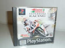 Thumbnail of ebay&reg; auction 383960379919 | PS1 PlayStation 1 - Castrol Honda Superbike Racing in OVP +  Anleitung