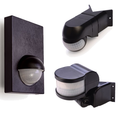 PIR Corner Wall Mounted Motion Movement Sensor Switch Detector IP44 Outdoor - 第 1/5 張圖片
