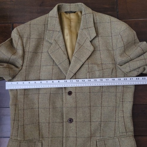 Gap Premium 40R Men Wool Mohair Sport Coat Blazer Window Pane Made In Italy Y2K - Picture 11 of 14