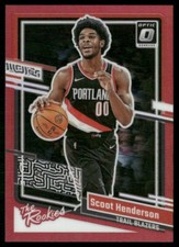 2023-24 Donruss Optic The Rookies Red 14/99 Scoot Henderson #3 GS1