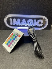 IMAGIC led puck light  (show it off) 8 different colors with remote