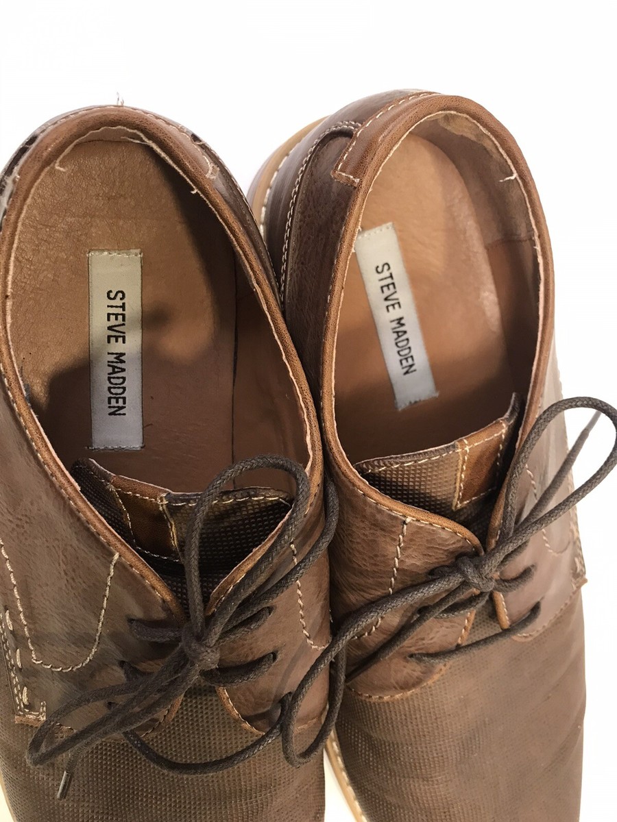 Steve Madden Olivyr Men Brown PU Leather Upper Oxford Dress  display picture 1