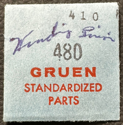 GENUINE GRUEN EB410 CA480 WINDING PINION WATCH REPAIR PART   WP5