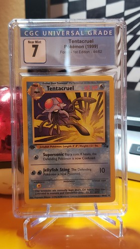 Tentacruel (1st Edition) graded CGC 7 for sale on eBay