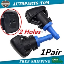 1Pair Windshield Washer Nozzle For 2011-14 Dodge Chrysler 200 Avenger Challenger