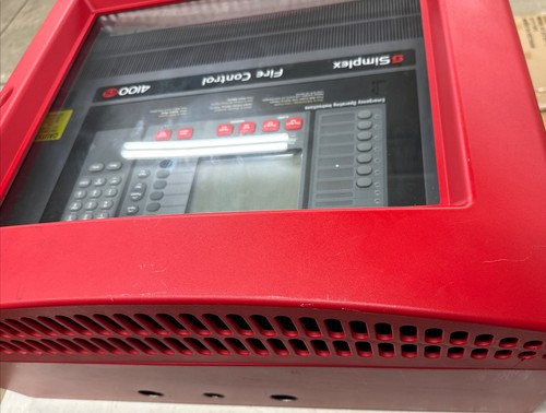 Simplex Fire Alarm Control Nac Panel 4100 ES Parts Repair With Cabinet - Picture 11 of 11