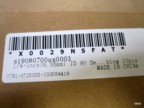 10-QTY BAGS-CP607 CXC 90 DEGREE ELBOW 1/4" (6.35mm) - Picture 3 of 3