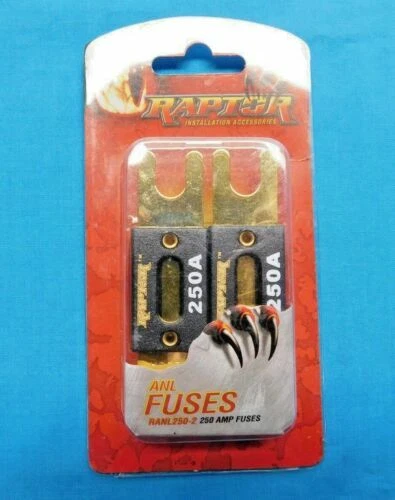 RAPTOR car audio y video 250A amperaje Fusibles