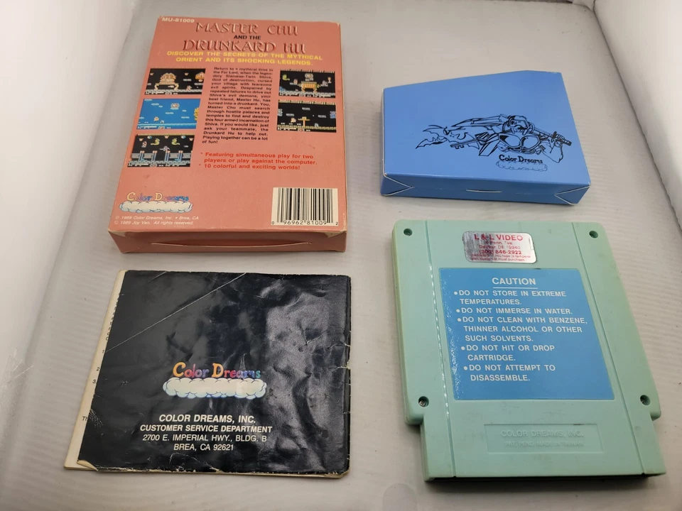 Master Chu and the Drunkard Hu para NES Nintendo Completo En Caja CIB Gran Forma Foto 2 de 4