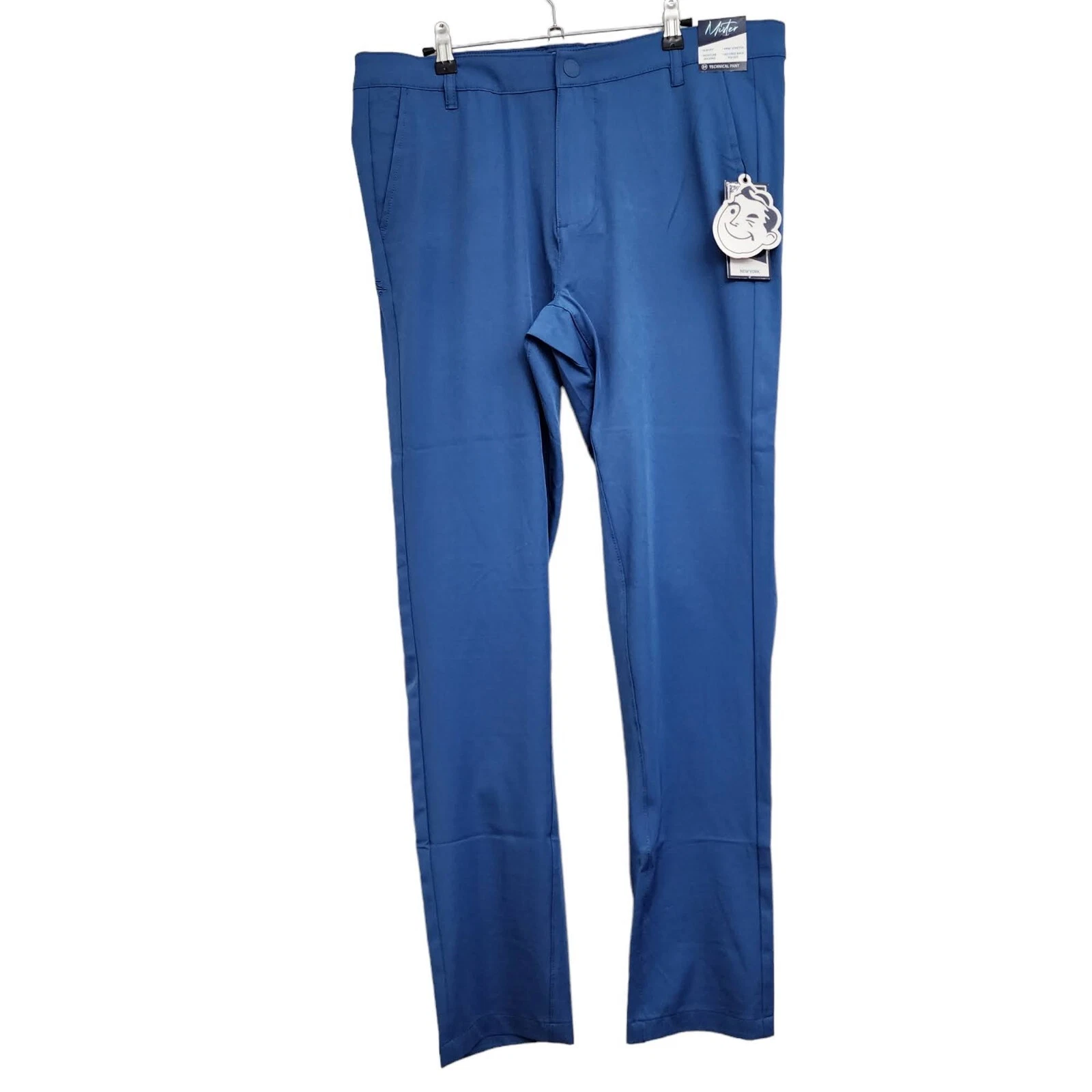 Mister New York Pants Mens 34 Technical Pants Golf Stretch Performance Chino