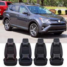 Car Full Set 5 Seat Covers Front Rear Cushion For Toyota Rav4 Xle Se Hybrid Us Car Full Set 5 Seat Covers Front Rear Cushion For Toyota Rav4 Xle Se Hybrid Us