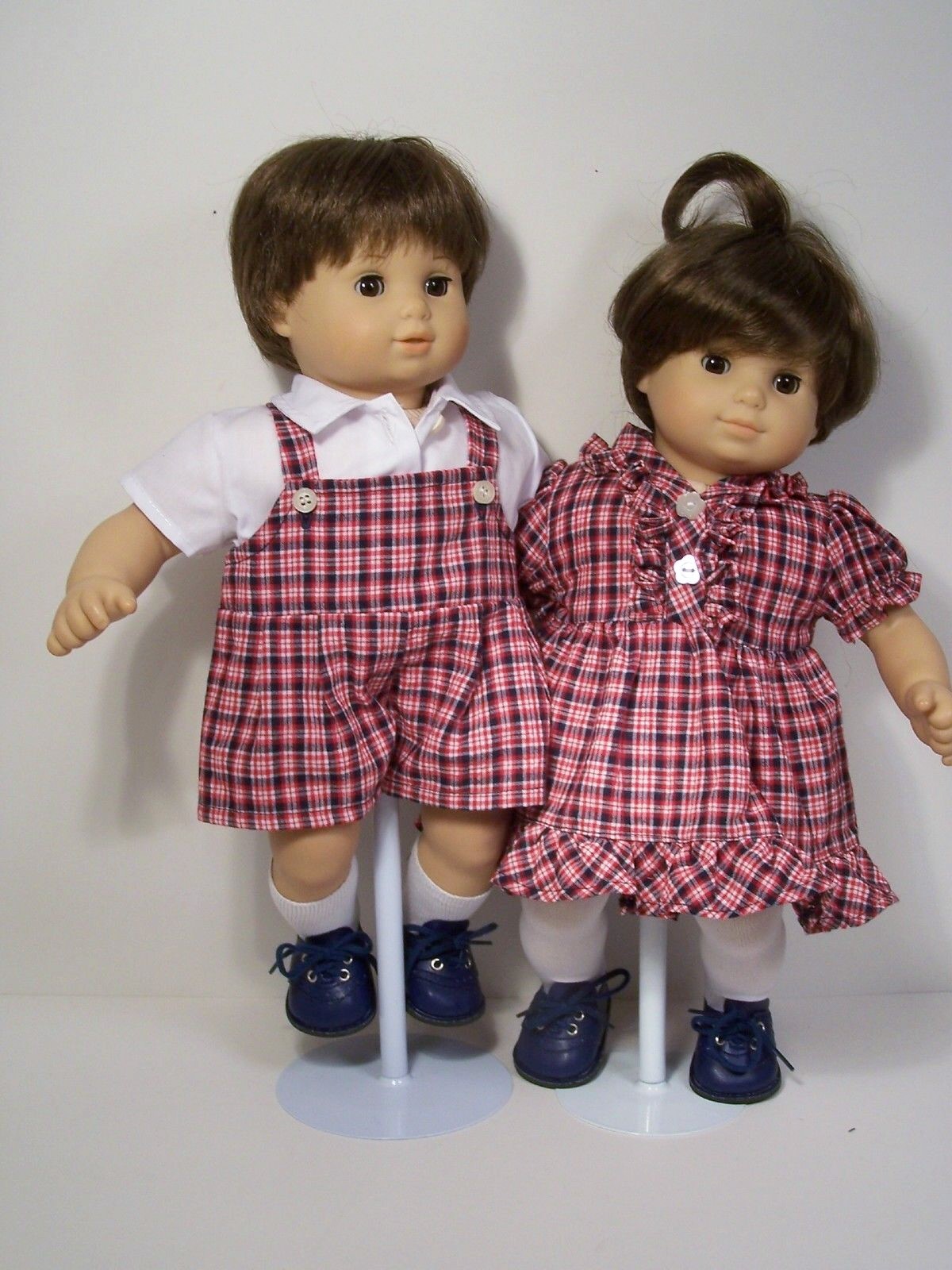 Romper Shirt Dress For 15&rdquo; Bitty Baby Twins (debs)