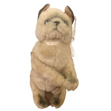Avanti Siamese Cat Plush Stuffed Animal - Realistic Cat with Cream Colored Bow -