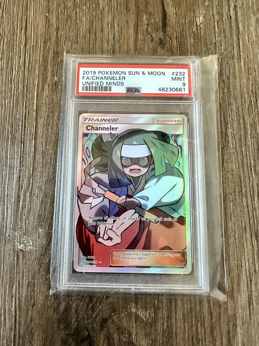 Pokemon Channeler Full Art 232 PSA 9 Unified Minds | eBay