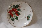 Queen Anne Footed FBC "Noel" Pattern Teacup & Saucer Hand Painted — photo 2