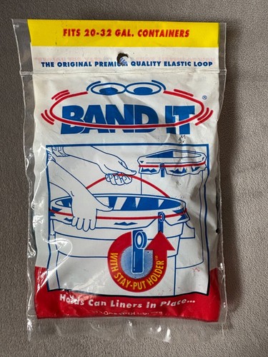 Band It 20 to 32 Gal. Trash Can Loop With Stay Put Holder 3 Packages - Picture 2 of 3