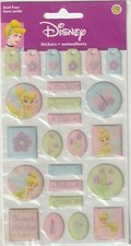 Disney Sandylion TINKERBELL Pink/Blue Epoxy Stickers 13241 FAST FREE shipping 