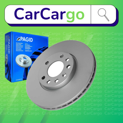 Pagid Vented Front Brake Discs Pair Vauxhall Vectra 1.9 CDTi 2002-2008 285 mm