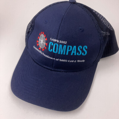 Covid Compass Rose Logo Hat Community Prevalence of Sars-Cov-2 Study