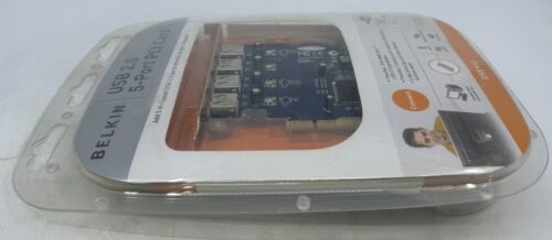 BELKIN USB 2.0 5-PORT PCI CARD - NIB - 1 Internal/4 External - Picture 2 of 5