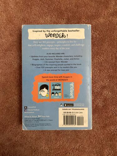 365 Days of Wonder: Mr. Browne’s Precepts by RJ Palacio - Picture 2 of 2