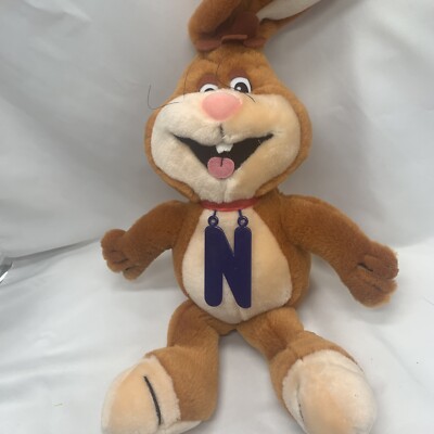 Limited Edition Rare Nestles Nesquik Bunny Rabbit Stuffed Plush Toy Collectable