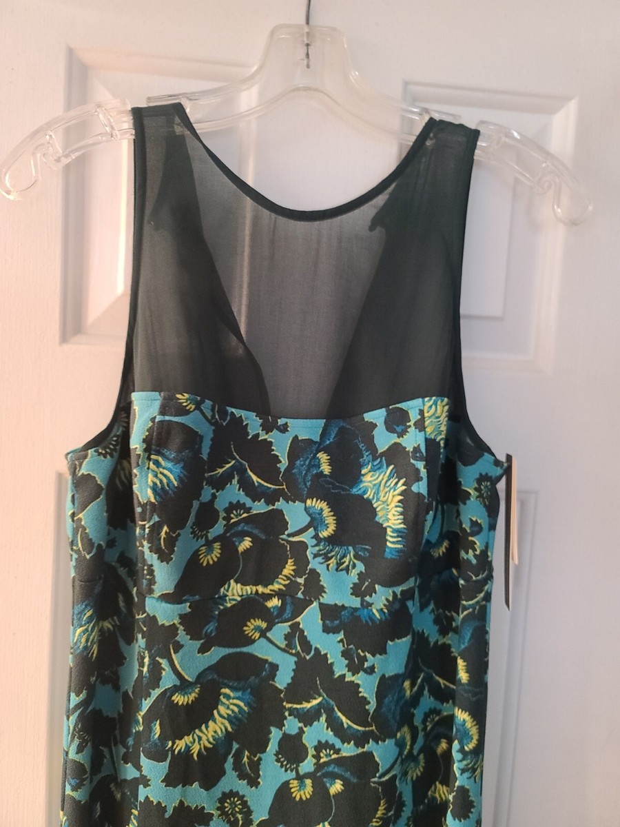 NEW Anthropologie Maeve Mesh Halter Midi Dress In Turquoise Floral Women's Med | eBay NEW Anthropologie Maeve Mesh Halter Midi Dress In Turquoise Floral Women's Med | eBay