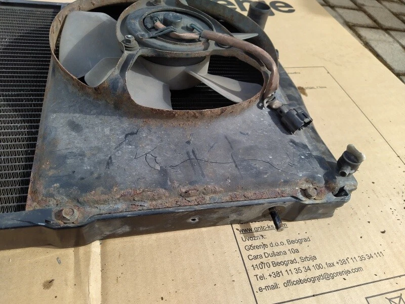 Kühler mit Lüfter von einen Subaru Legacy Turbo MK1 BC BJF - Image 2 of 4