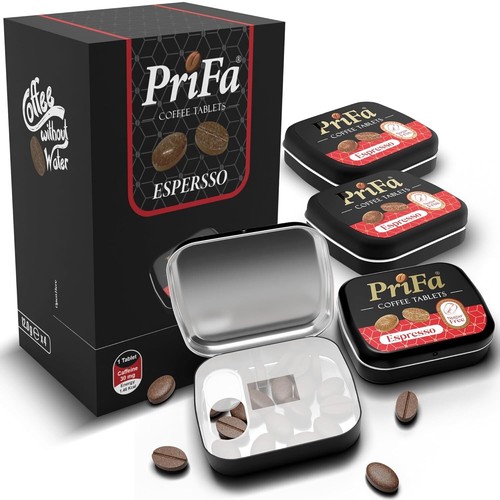 Coffee Tablets, Pocket Coffee Espresso To Go - Unsweetened Real Coffee Absorb... - Picture 2 of 8
