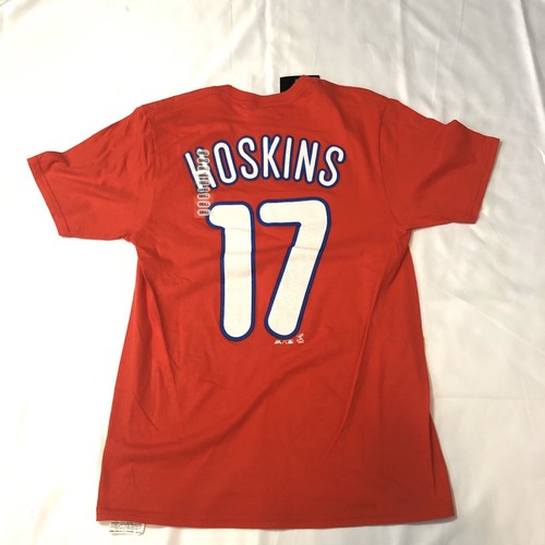 NWT Mens Majestic Hoskins Philadelphia Phillies Tee Size Small S - Picture 2 of 8