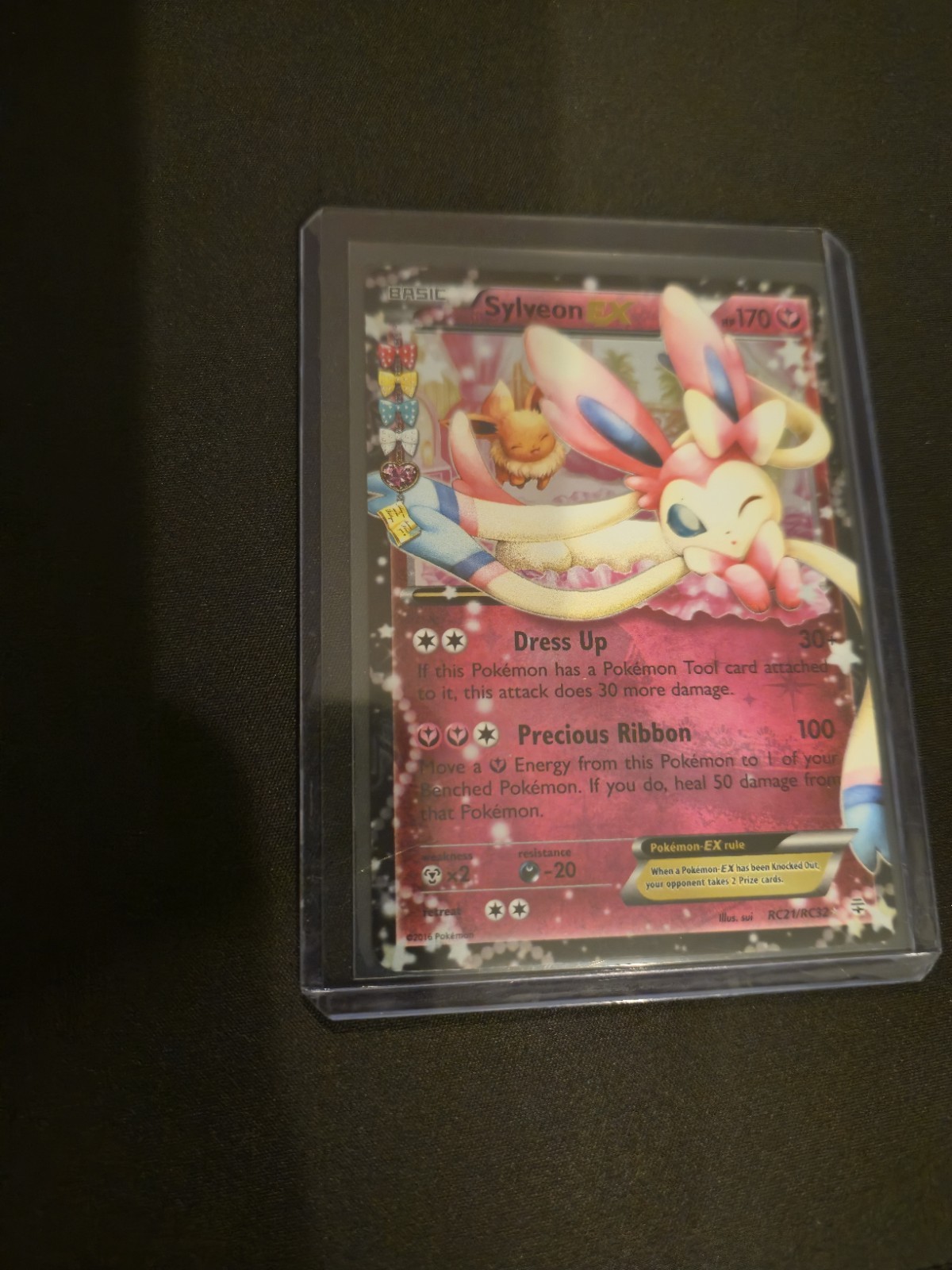 Pokémon TCG Sylveon EX RC21/RC32 Generations Ultra Rare Holo NM-/LP