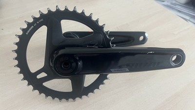 SRAM Rival 1 DUB Wide Quarq Powermeter Kurbel 40T X-SYNC Gravel AXS ANT+ Bluetoo