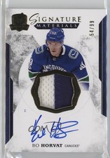 2017-18 Upper Deck The Cup Signature Materials 54/99 Bo Horvat #SP-BO Auto 2tb