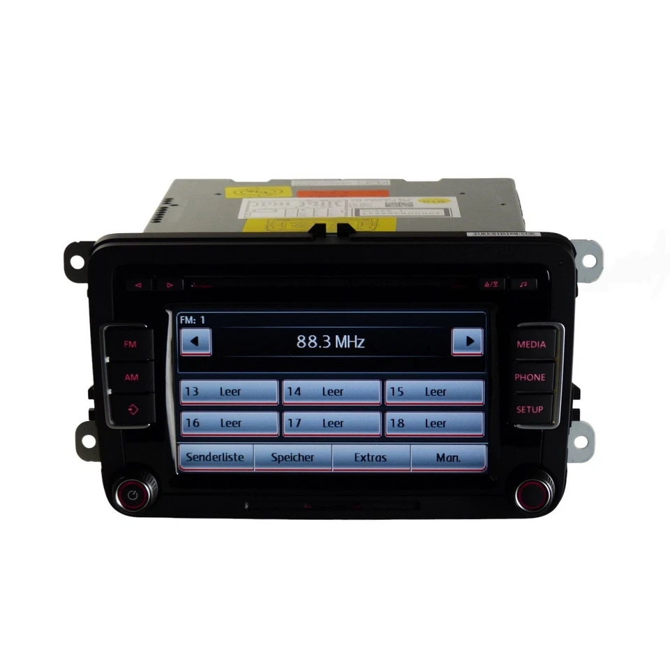 VW RCD 510 Radio Autoradio mit Code VW Beetle 5C Eos Jetta Scirocco III Neu/OVP - Bild 4 von 4