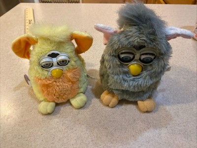 Two 1998/99  Vintage Furby Work With Flaws for Parts / Repair