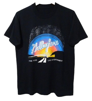 M/L Vtg 90s Gallagher's Steakhouse NYC Restaurant Single Stitch Black T-Shirt