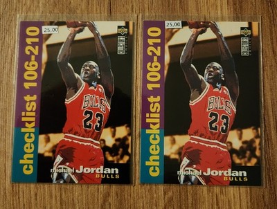 1995-96 - Upper Deck Collector's Choice - Checklist Michael Jordan - #210