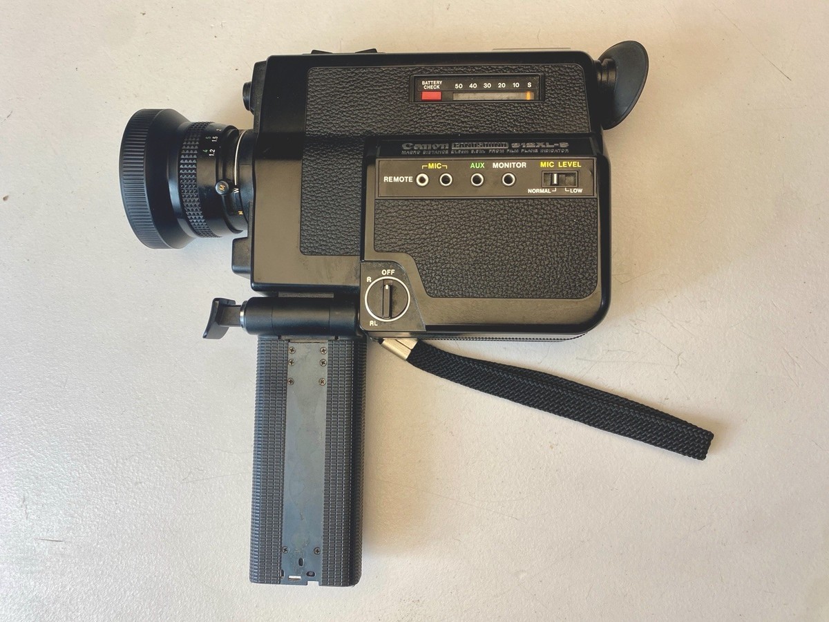 Canon 312 XL-S ビデオカメラ本体 黒 Canon Canosound 312XL-S Super 8 Film Camera. Vintage | eBay