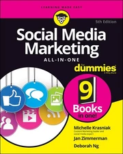 Social Media Marketing All-in-One For Dummies - paperback Krasniak, Michelle...