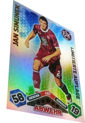 MATCH ATTAX 2010/2011 10/11 LIMITIERTE AUFLAGE LA17 JAN SIMUNEK