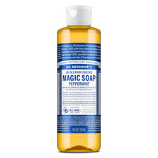Dr. Bronner'S Pure-Castile Magic Liquid Soap Peppermint, 8 Ounce - Made with Or