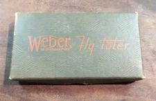 RARE Vintage Weber Fly Fishing Toter Tackle box - ”Weber Fly Toter”