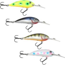 (Lot of 4) Northland Tackle Rumble Shad Crankbait 7cm 1/2oz Medium Diving Lure