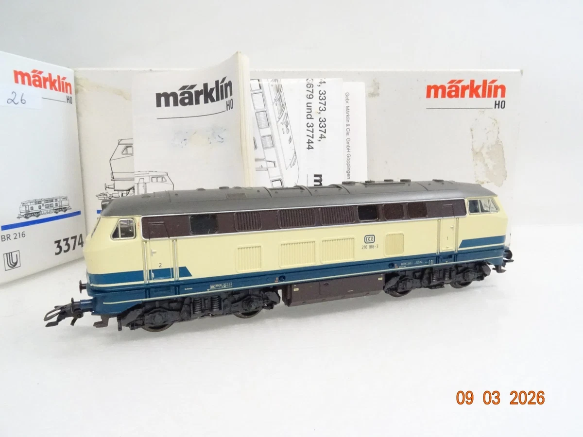 Märklin 3374 Diesellokomotive BR 216 DB (Gebraucht) in Dornach für CHF