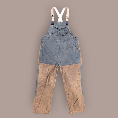 Filson Double Hunting Bibs W42 L32 Dungarees Style 427 Thorn Trousers USA Made