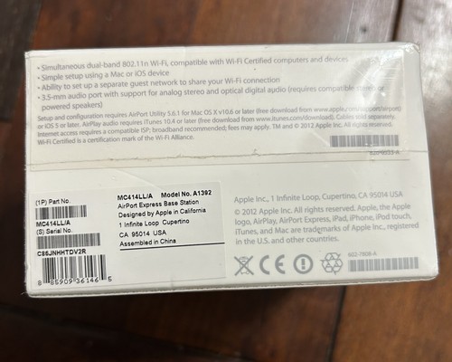 NEW Apple AirPort Express 3rd Generation MC414LL/A A1392 SEALED BOX - Picture 4 of 5