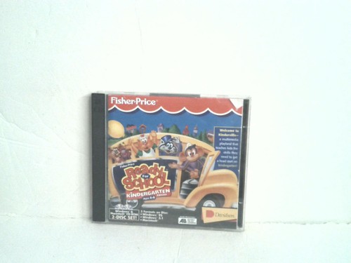 Fisher-Price Ready for School Kindergarten Edition 2 Disc PC/Mac 1996 Davidson