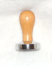New 58mm Coffee Tamper Espresso Powder Hammer Pressing Leveler Wooden Handle