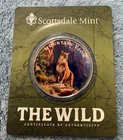 The Wild MOUNTAIN LION 1 OZ .999 FINE SILVER COLORIZED in Certi-Lock® w/COA🟢⭐️