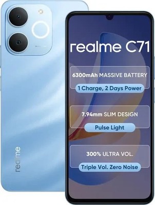 realme C71 Factory Unlocked Dual SIM 128GB Storage with